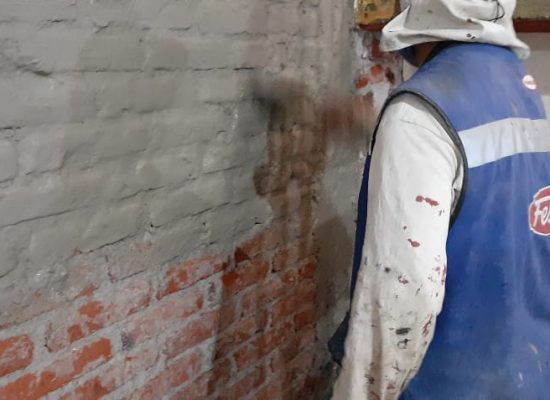 Impermeabilización de Muro con Salitre